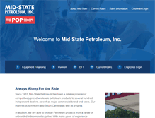Tablet Screenshot of mid-statepetroleum.com